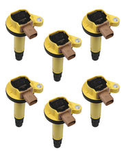 Load image into Gallery viewer, Coil - Ford 3.5L V6 EcoBoost 6pk - Yellow - ACCEL 140646-6