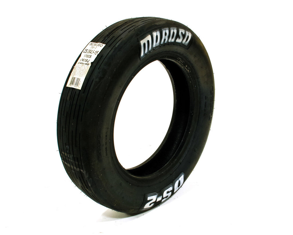 25.0/4.5-15 DS-2 Front Drag Tire - Moroso 17025