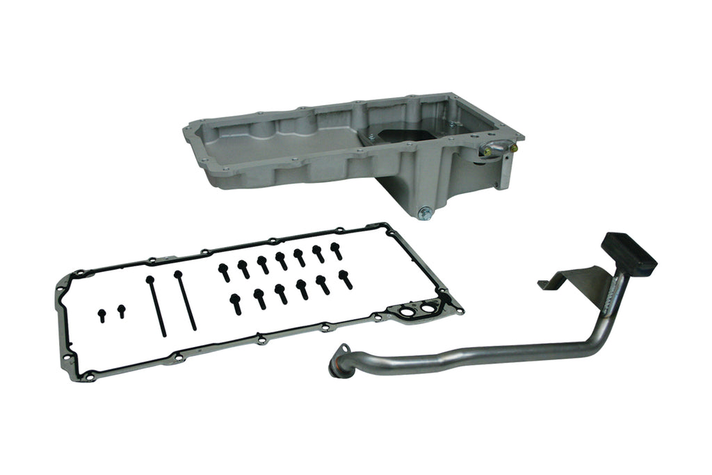 GM LS Swap Oil Pan Kit Cast Aluminum - Moroso 20105