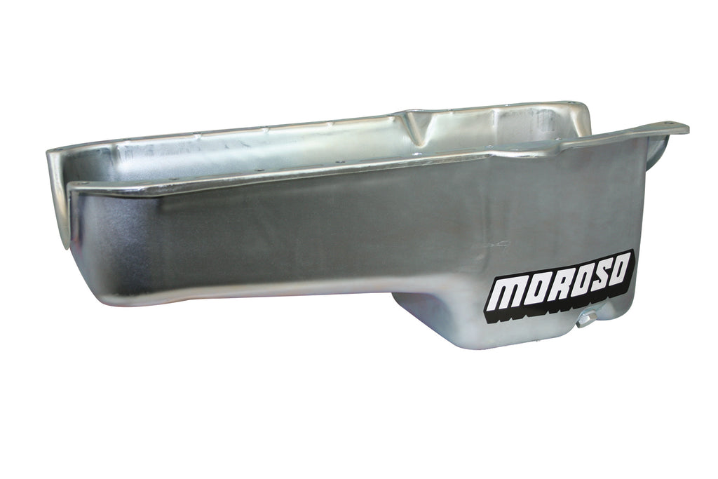 SBC S/S Oil Pan - 5qt. '86 & Newer Blocks - Moroso 20172