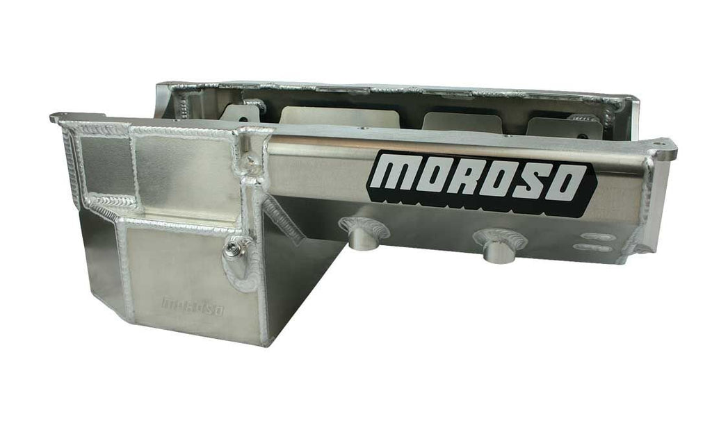 BBC Gen VI Oil Pan w/Dual Power Kick Outs - Moroso 20382