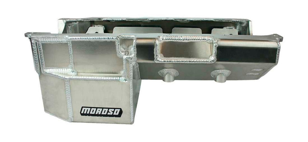 BBC Gen VI Oil Pan w/Dual Power Kick Outs - Moroso 20383