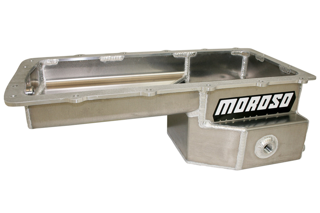 Oil Pan Ford 5.0L Coyote Drag Race Fabricated Alm - Moroso 20574