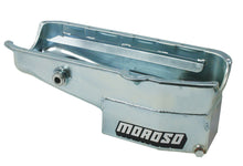 Load image into Gallery viewer, SBC C/T Oil Pan - 7qt. LH Dipstick w/Ins. Bung - Moroso 21322